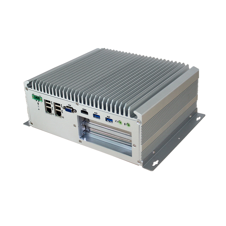研威無風扇工控機YBOX-QM77-2P帶2PCI 2PCIE 1PCI1PCIE槽